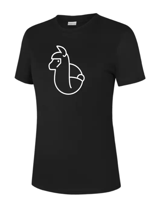  Womens Black PosiCharge Competitor Tee w/Alpac Logo