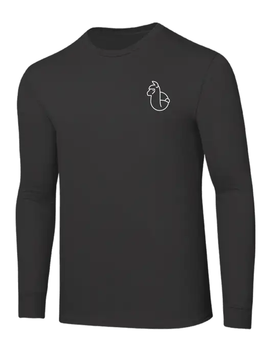 Core Blend Charcoal Grey Long Sleeve Tee w/Alpac Logo