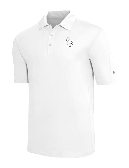 Nike White Tech Sport Dri-FIT Polo w/Alpac Logo