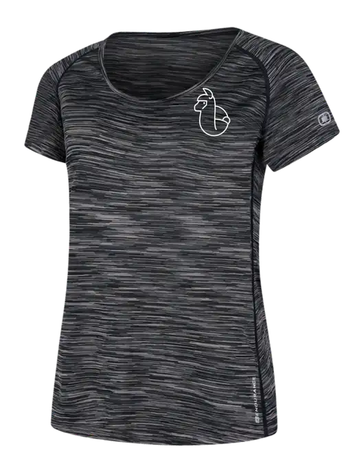 OGIO Womens Black Space Dye Verge Scoop Neck w/Alpac Logo