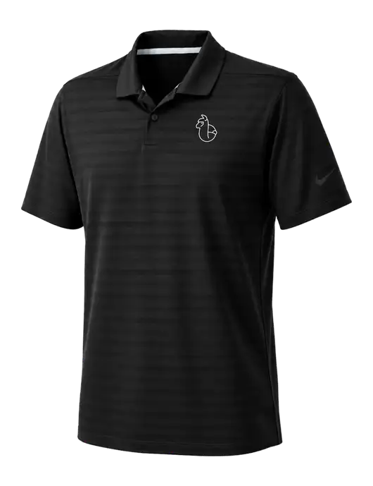 Nike Black Dri-FIT Vapor Jacquard Polo w/Alpac Logo