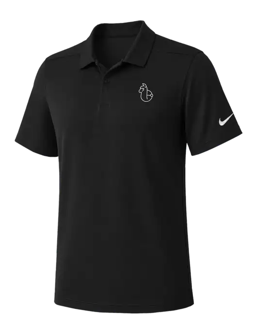 Nike Black Dry Essential Solid Polo w/Alpac Logo