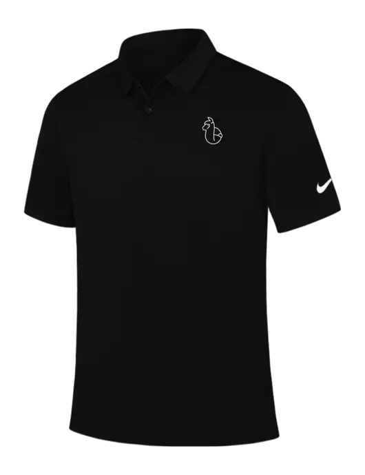 Nike Black Dry Essential Solid Polo w/Alpac Logo