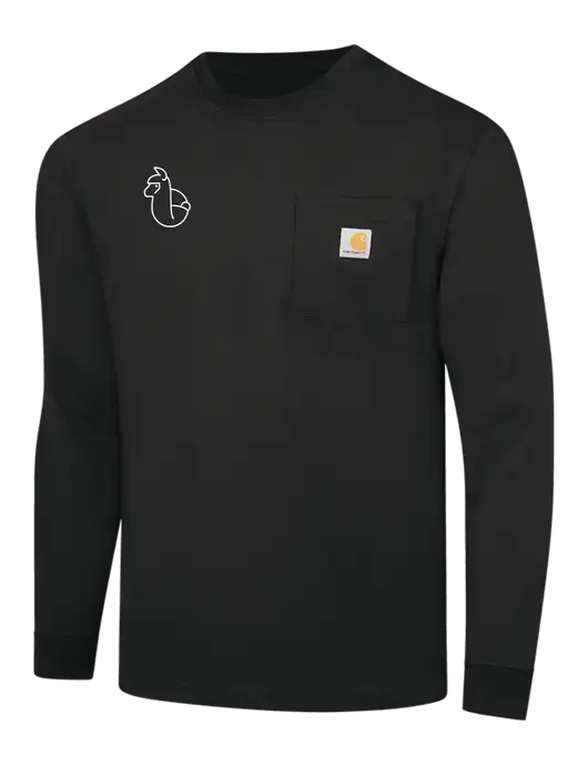 Carhartt Black Workwear Pocket Long Sleeve T-Shirt w/Alpac Logo