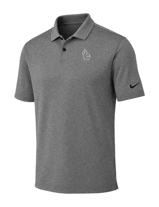 Nike Dark Grey Heather Dri-FIT Vapor Polo w/Alpac Logo