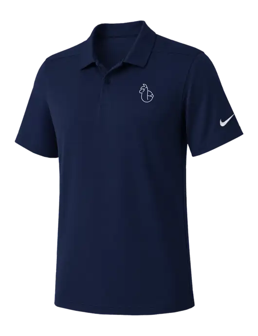 Nike Navy Dry Essential Solid Polo w/Alpac Logo