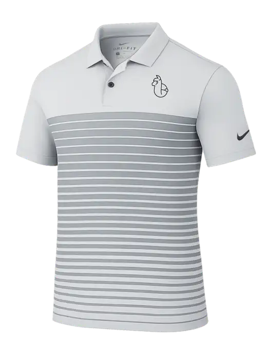 Nike Light Grey Dri-FIT Vapor Block Polo w/Alpac Logo
