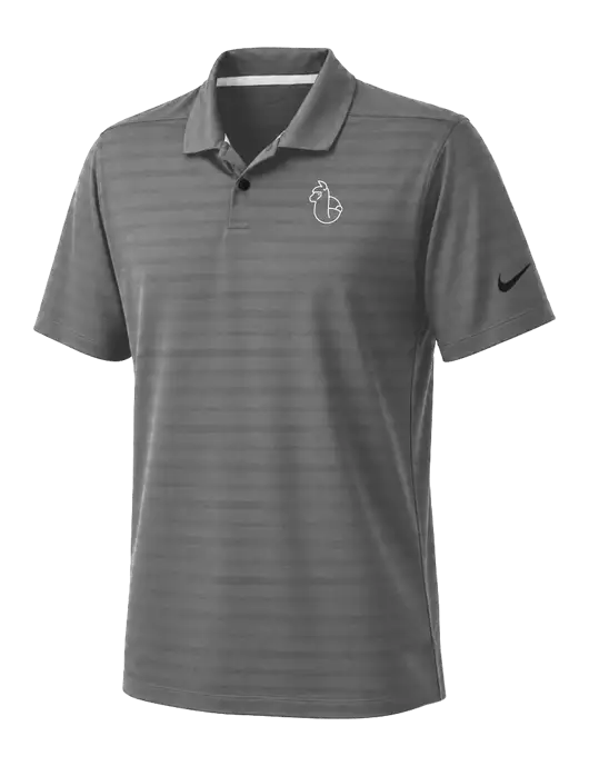 Nike Dark Medium Grey Dri-FIT Vapor Jacquard Polo w/Alpac Logo