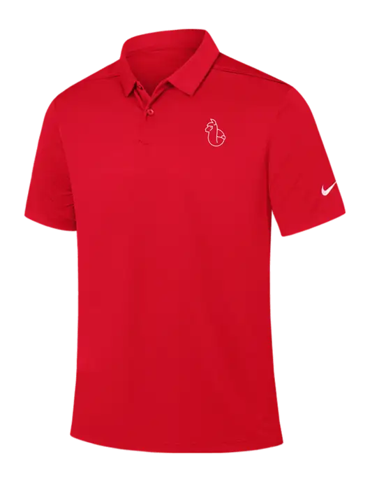 Nike Red Dry Essential Solid Polo w/Alpac Logo