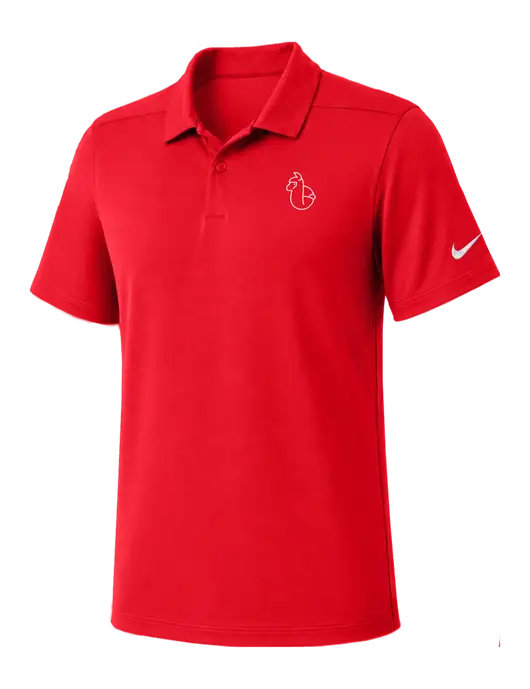 Nike Red Dry Essential Solid Polo w/Alpac Logo