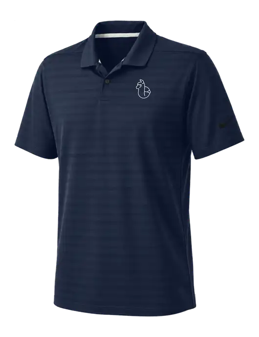 Nike Navy Dri-FIT Vapor Jacquard Polo w/Alpac Logo