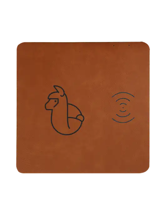 Rawhide Laserable Leatherette Phone Charging Mat w/Alpac Logo