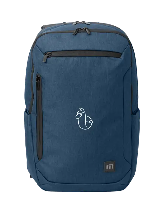 TravisMathew Heather Navy Duration Backpack w/Alpac Logo