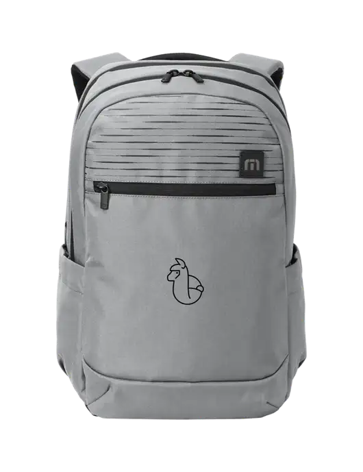 TravisMathew Light Grey Approach Backpack w/Alpac Logo
