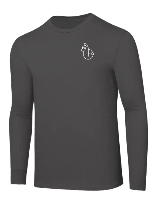 Seriously Soft Dark Grey Long Sleeve T-Shirt w/Alpac Logo