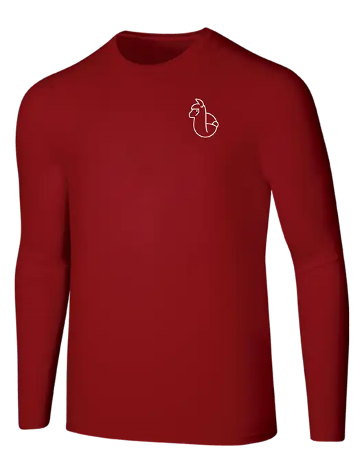 Seriously Soft Red Long Sleeve T-Shirt w/Alpac Logo
