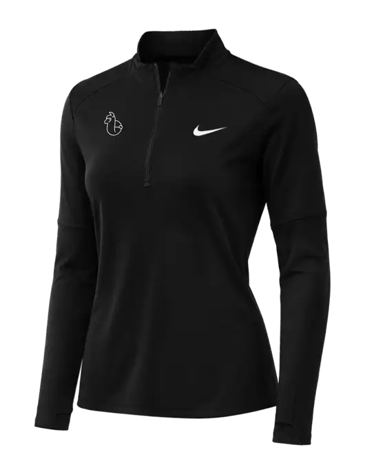 Nike Black Womens Dri-FIT Element 1/2-Zip Pullover w/Alpac Logo