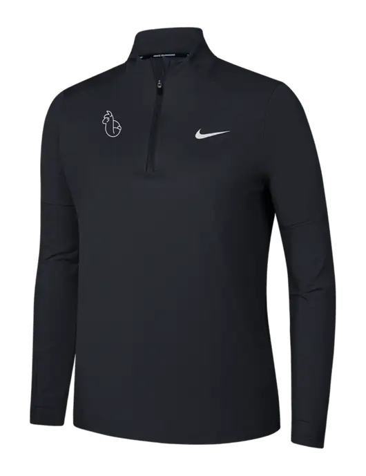 Nike Black Womens Dri-FIT Element 1/2-Zip Pullover w/Alpac Logo