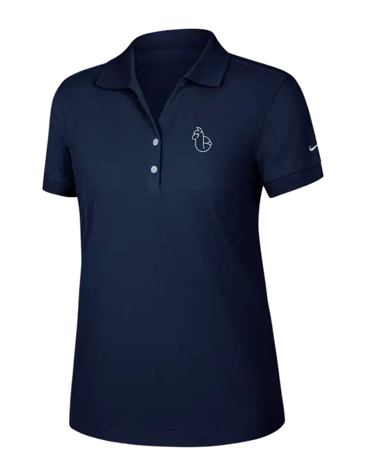 Nike Womens Dri-FIT Classic Dark Navy Polo w/Alpac Logo