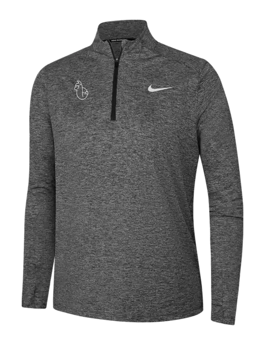 Nike Black Heather Womens Dri-FIT Element 1/2-Zip Pullover w/Alpac Logo
