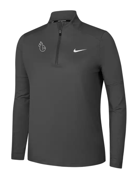 Nike Dark Grey Womens Dri-FIT Element 1/2-Zip Pullover w/Alpac Logo