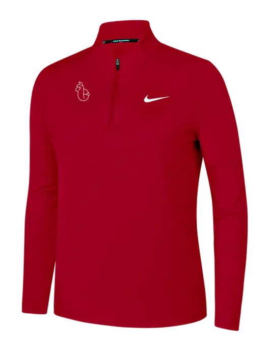 Nike Red Womens Dri-FIT Element 1/2-Zip Pullover w/Alpac Logo