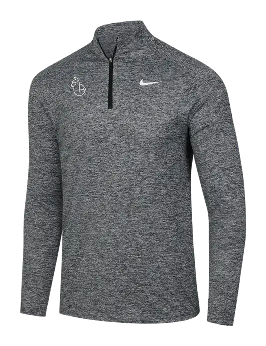Nike Black Heather Dri-FIT Element 1/2-Zip Pullover w/Alpac Logo