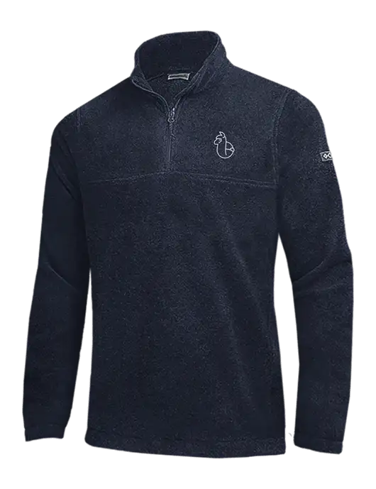 Columbia Navy Steens Mountain Fleece 1/2 Zip Pullover w/Alpac Logo