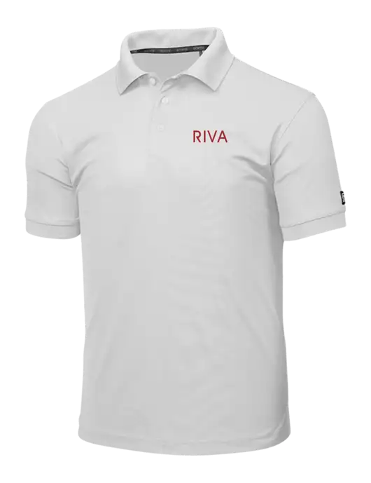 OGIO Bright White Caliber 2.0 Polo w/RIVA Logo