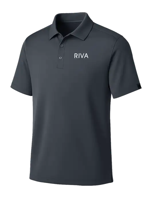 OGIO Dark Grey Framework Polo w/RIVA Logo