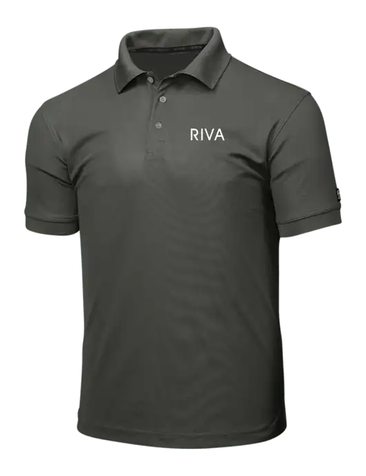 OGIO Medium Grey Caliber 2.0 Polo w/RIVA Logo