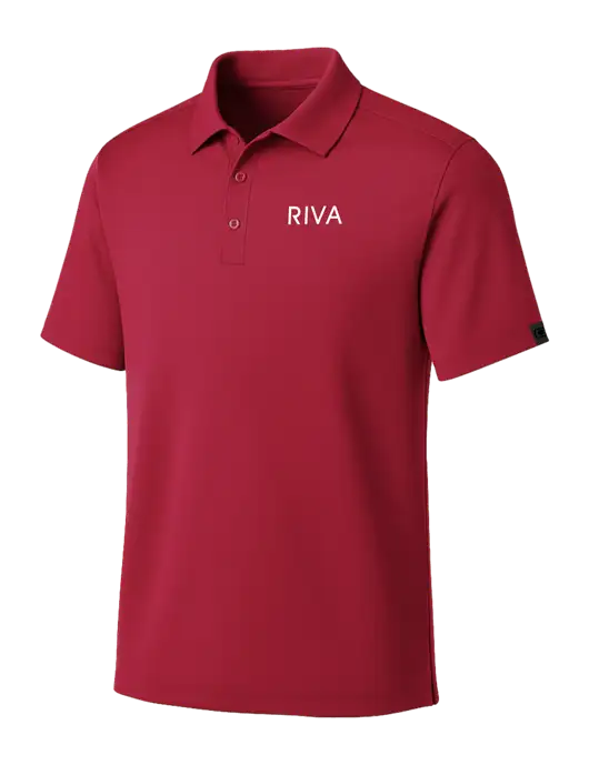OGIO Red Framework Polo w/RIVA Logo
