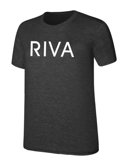Womens Ring Spun Dark Heather Grey 4.5 oz T-Shirt w/RIVA Logo