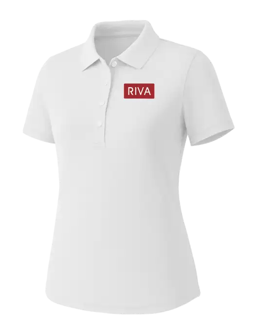 Callaway Womens Core Bright White Performance Polo w/RIVA Logo