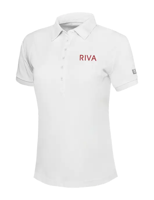 OGIO Womens Bright White Jewel Polo w/RIVA Logo