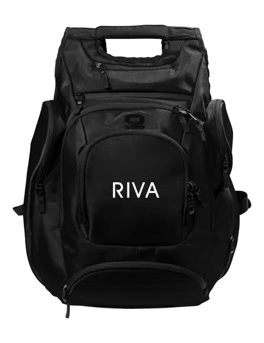 OGIO Blacktop Metro Ballistic Laptop Backpack w/RIVA Logo