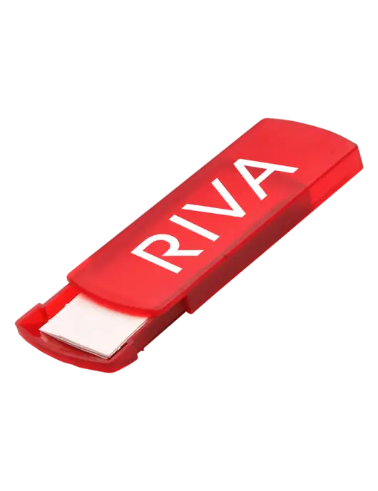 Slide Right Red Bandage Dispenser w/RIVA Logo