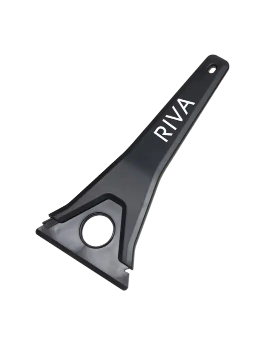 TriBlade Black Windshield Scraper w/RIVA Logo
