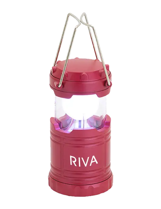Red Mini Retro Lantern w/RIVA Logo