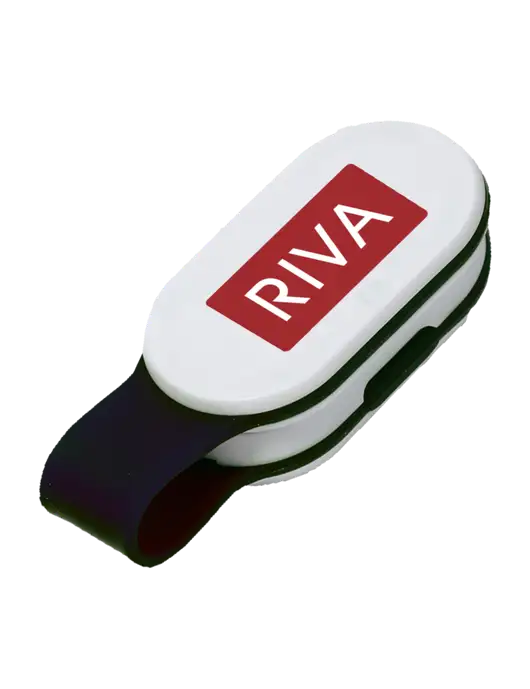 Magna Clip Black Personal Safety Light w/RIVA Logo