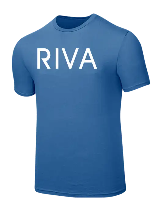 Seriously Soft Light Navy T-Shirt w/RIVA Logo